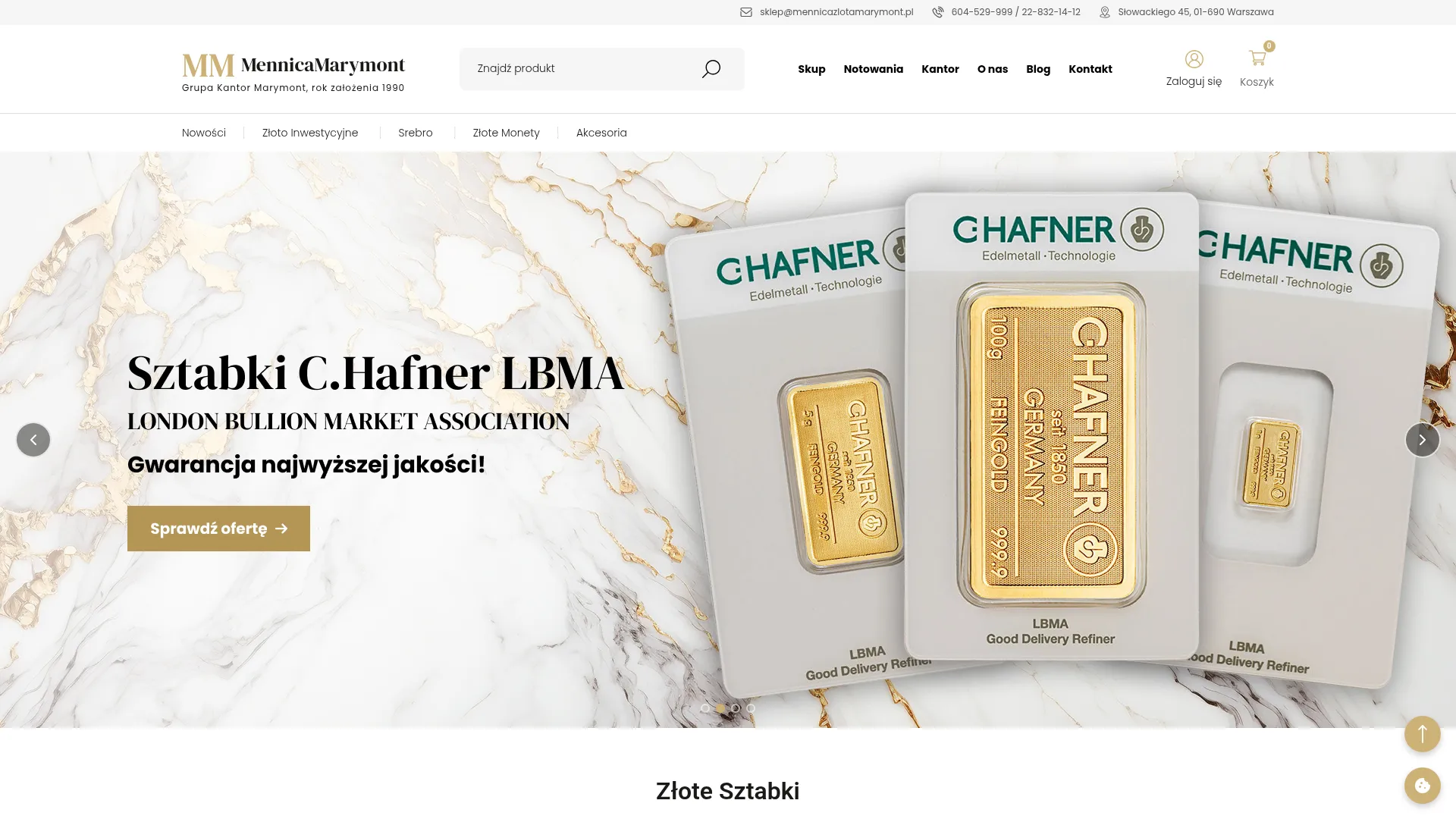 mennicazlotamarymont.pl